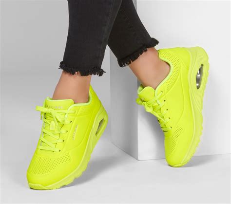 neon yellow shoes for women